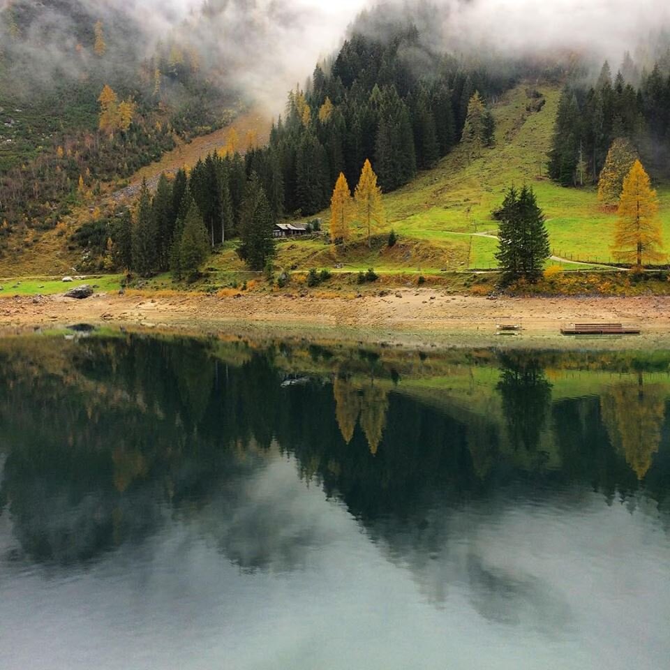 ледниковое озеров в Австрии