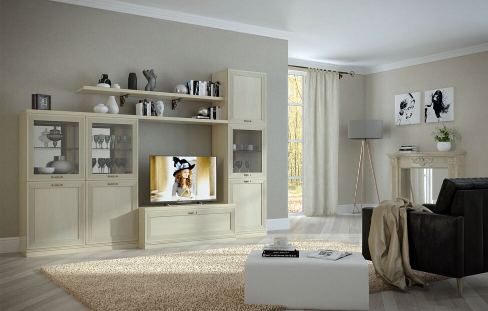Гостиная Адажио 2.3 на www.angstrem-mebel.ru