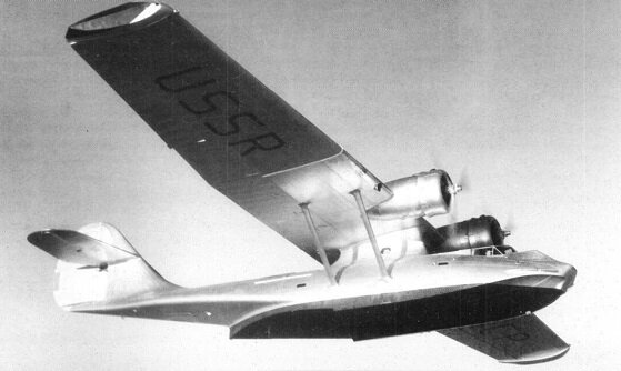 Транспортный гидросамолет, 1939 год.