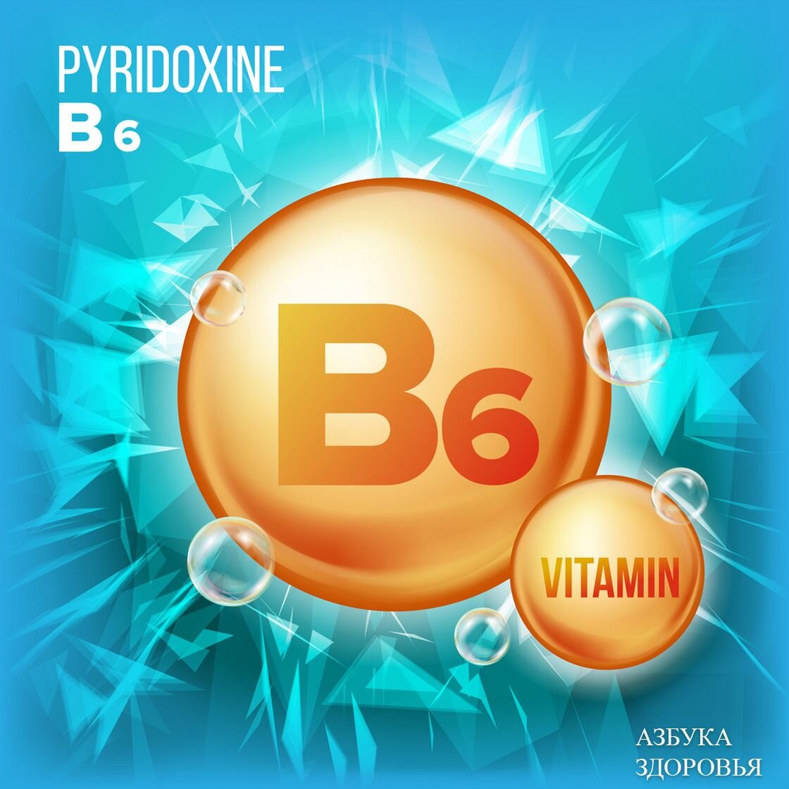 Важность витамина B 6 для здоровья