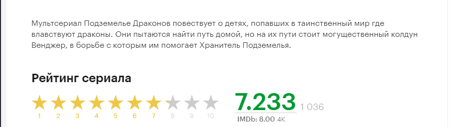 Скриншот с сайта kinopoisk.ru