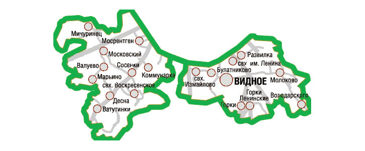 Карта Ленинского района