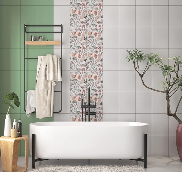 Любая вертикальная полоса, например, вытягивает комнату вверх. Фото