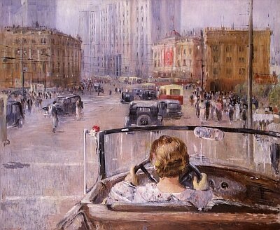 Пименов. Новая Москва. 1937.