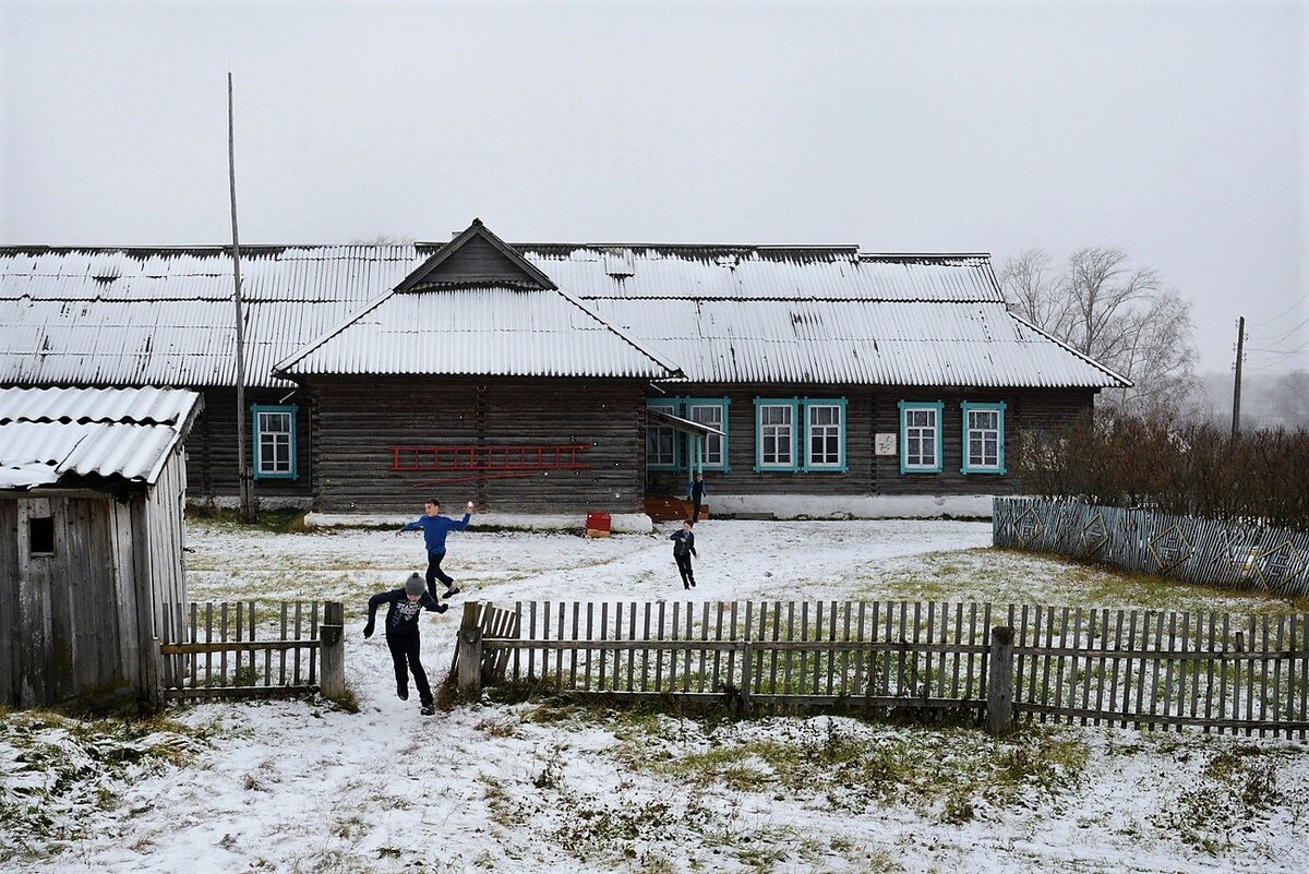 обычная школа в деревне