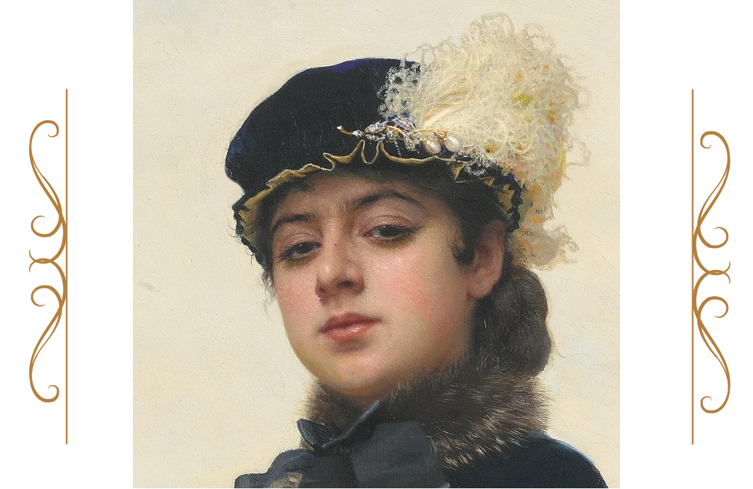 "Неизвестная", Иван Крамской, 1883. (сс) Wikimedia Commons. Деталь.