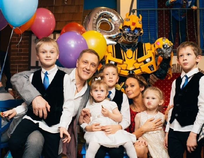 Сергей Горобченко с семьей