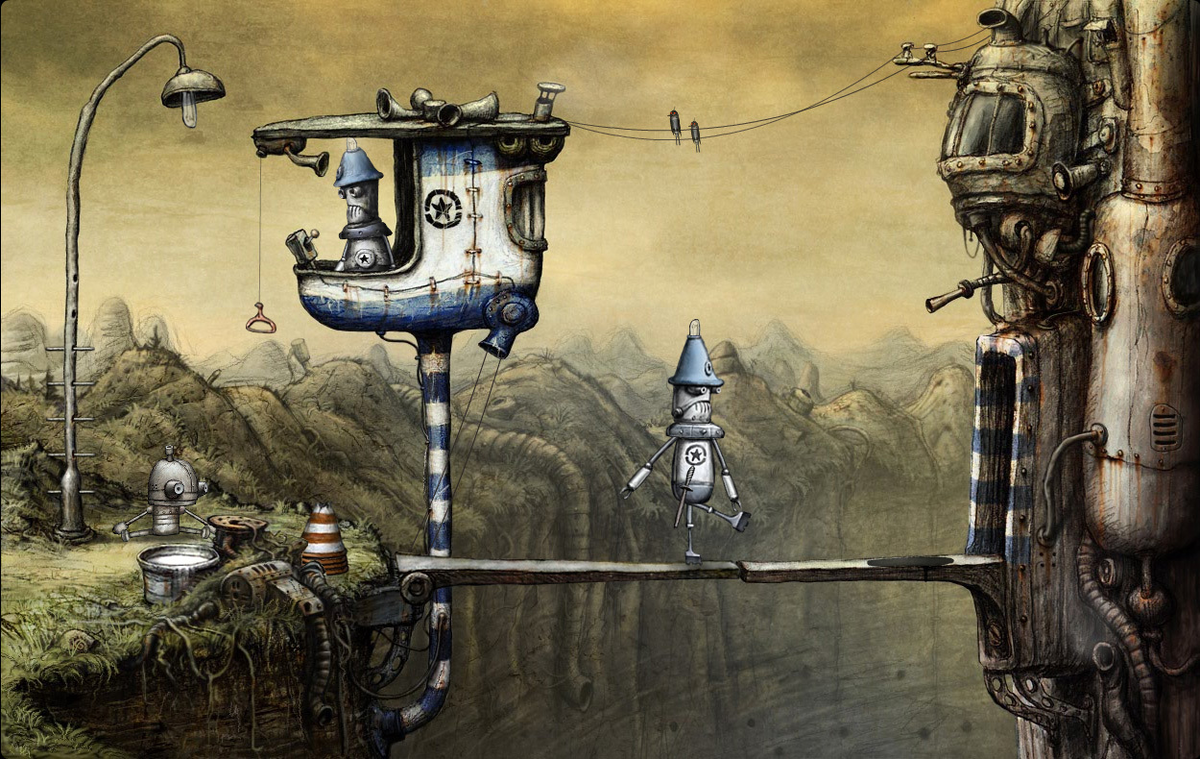 Игра головоломка про робота. Саморост Машинариум. Machinarium 2. Игра головоломка Машинариум. Йозеф Машинариум.