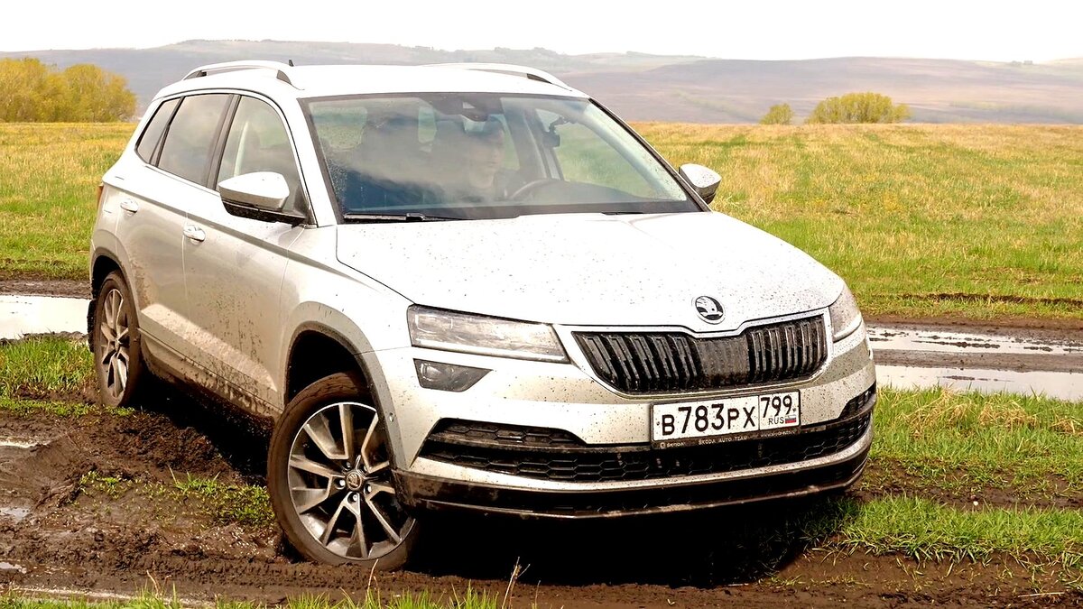 Полный привод у Skoda Karoq, ОГОНЬ!