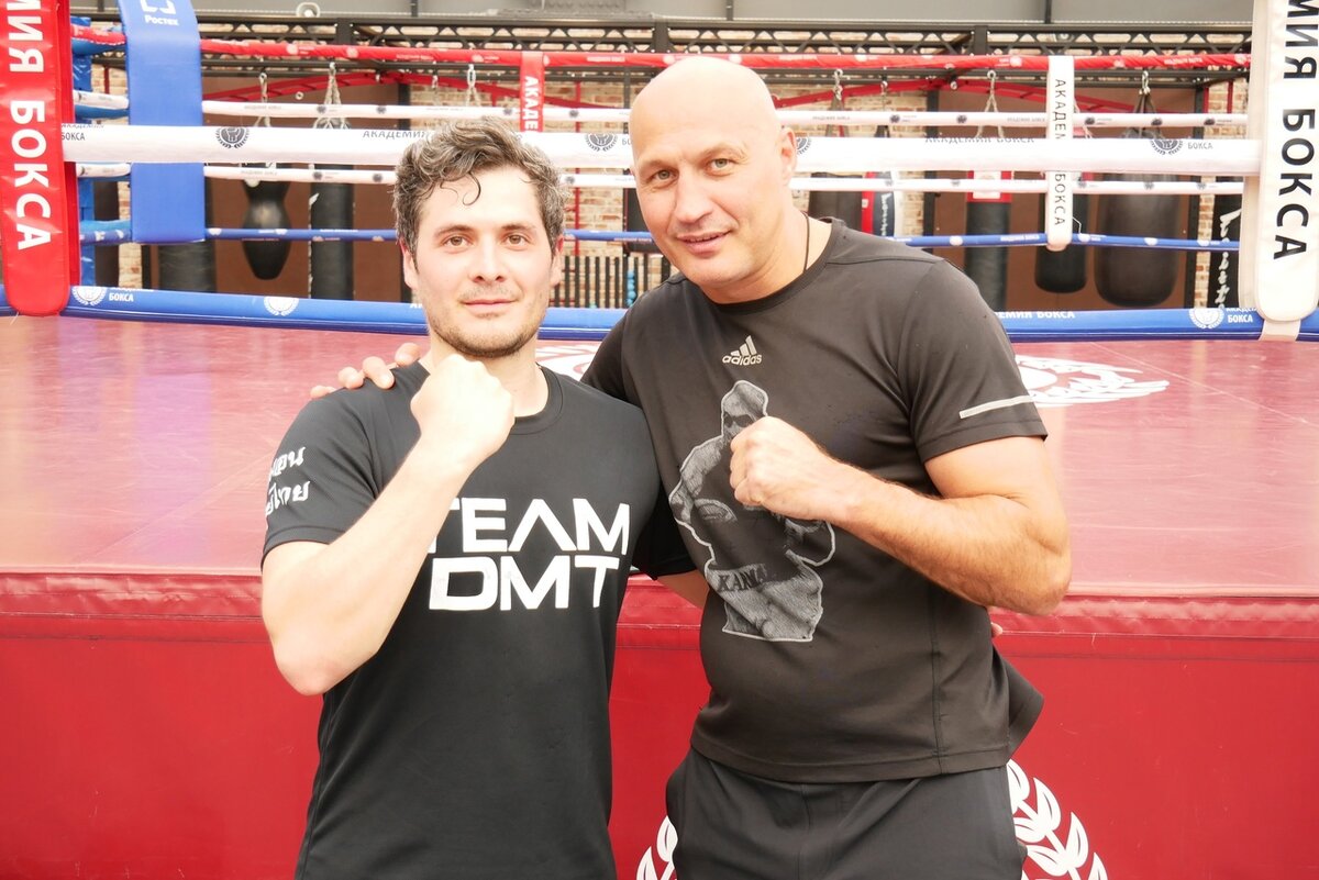Роман Кармазин на мастер-классе в Академии бокса