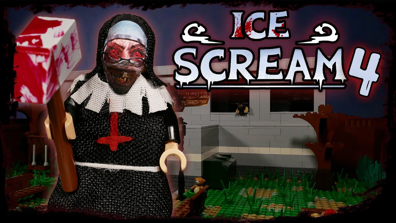 Lego Мультфильм Мороженщик 4 - Horror Game Ice Scream