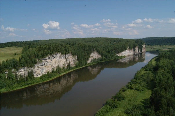 Река Вишера .