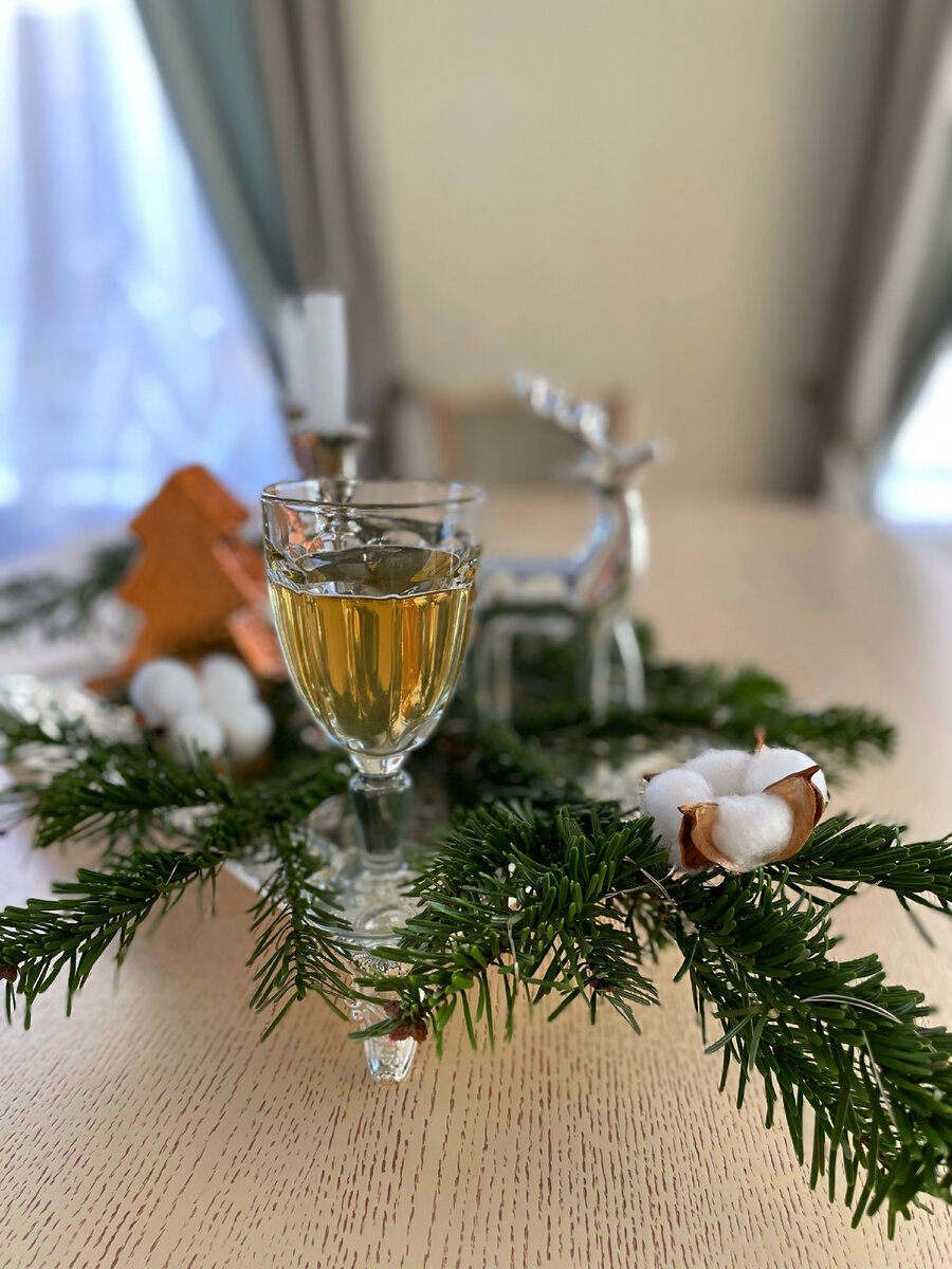 В новогодние праздники люблю выпить немного сидра