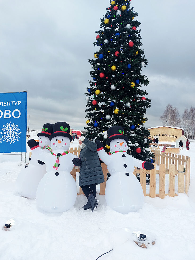 Главная елка села Орехово