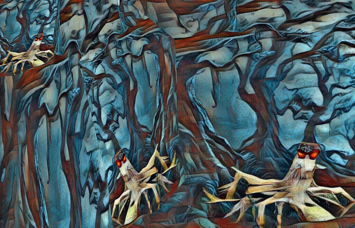 Лес дремучий. Картинка автора