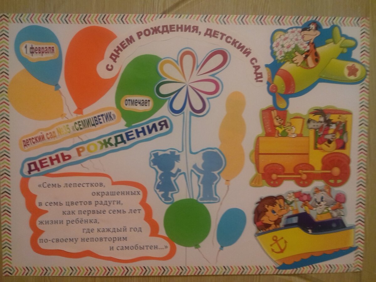 Плакат С Днем рождения детский ПЛ купить оптом в Екатеринбурге | Интернет-магазин Многошарофф