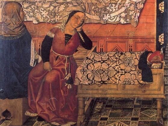 The Vergós Family, Altarpiece of Sant Esteve de Granollers, 1495 / Museum of Catalan Art, Barcelona