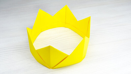 Как сделать корону из бумаги своими руками 👑 Оригами корона. Origami crown — Video | VK