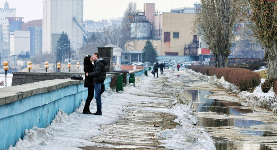 Апрель в городе