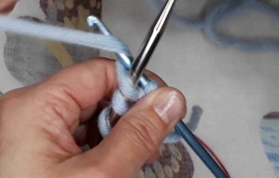 Набор от клубка. Фото и работа автора.