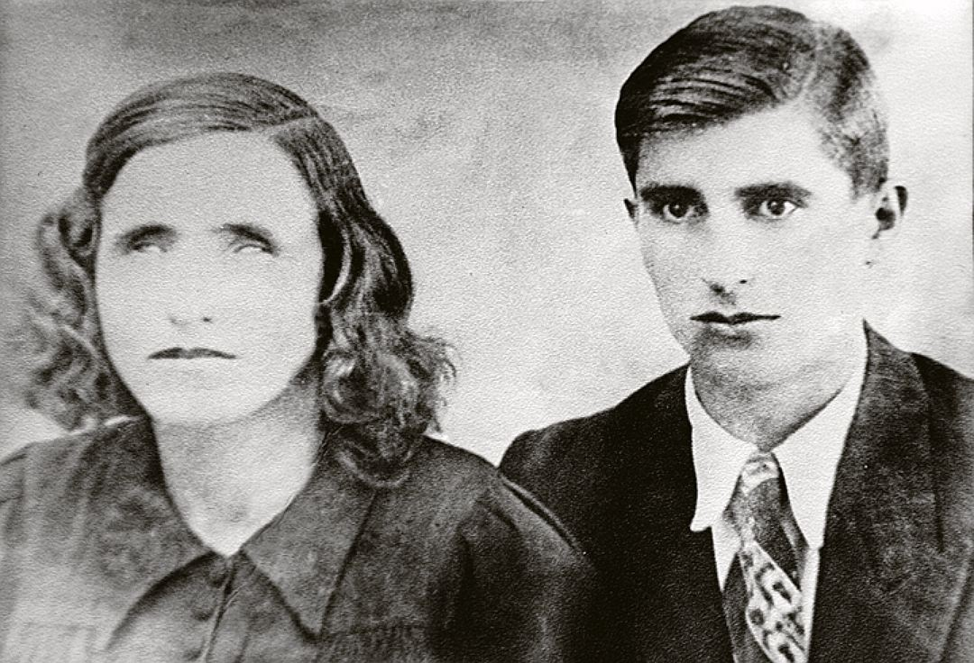 Ванга в молодости с мужем. Фото из открытых источников интернета. 