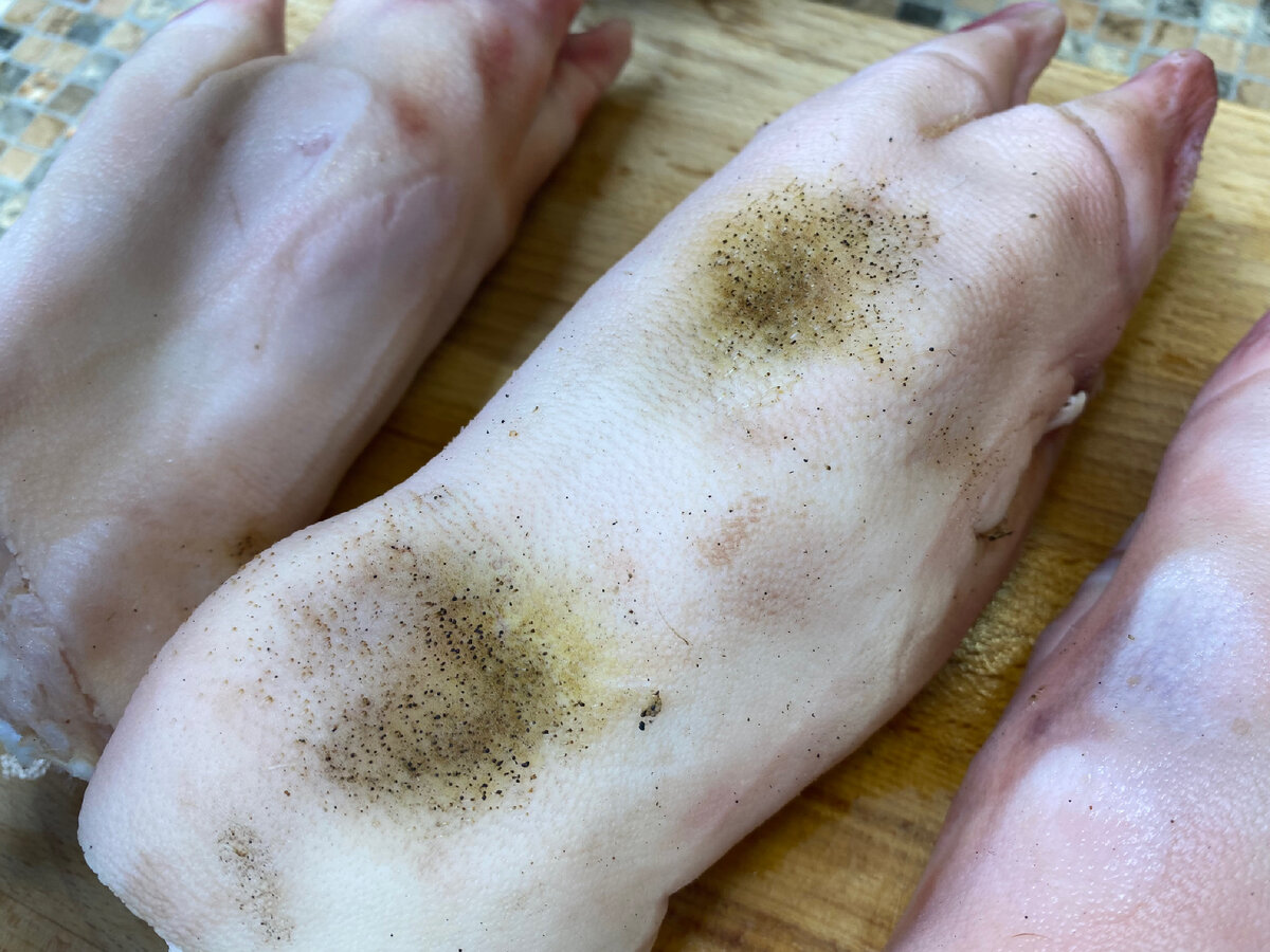 По хорошему их надо ещё и замочить на несколько часов, но я пропустил этот шаг. 