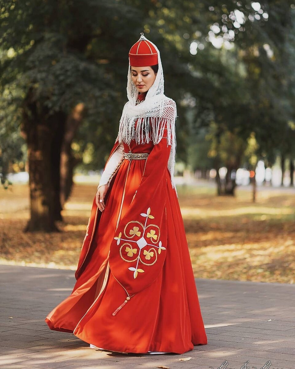 Платье черкесск