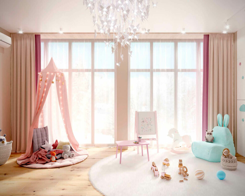 Просторная игровая зона