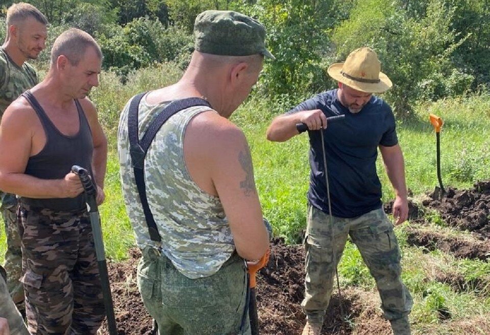     На Самбекских высотах пройдет захоронение солдат, найденных во время раскопок. Фото: Группа "Миус-Фронт" Вконтакте.