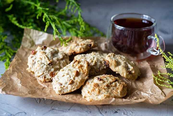 Овсяное печенье с яблоками