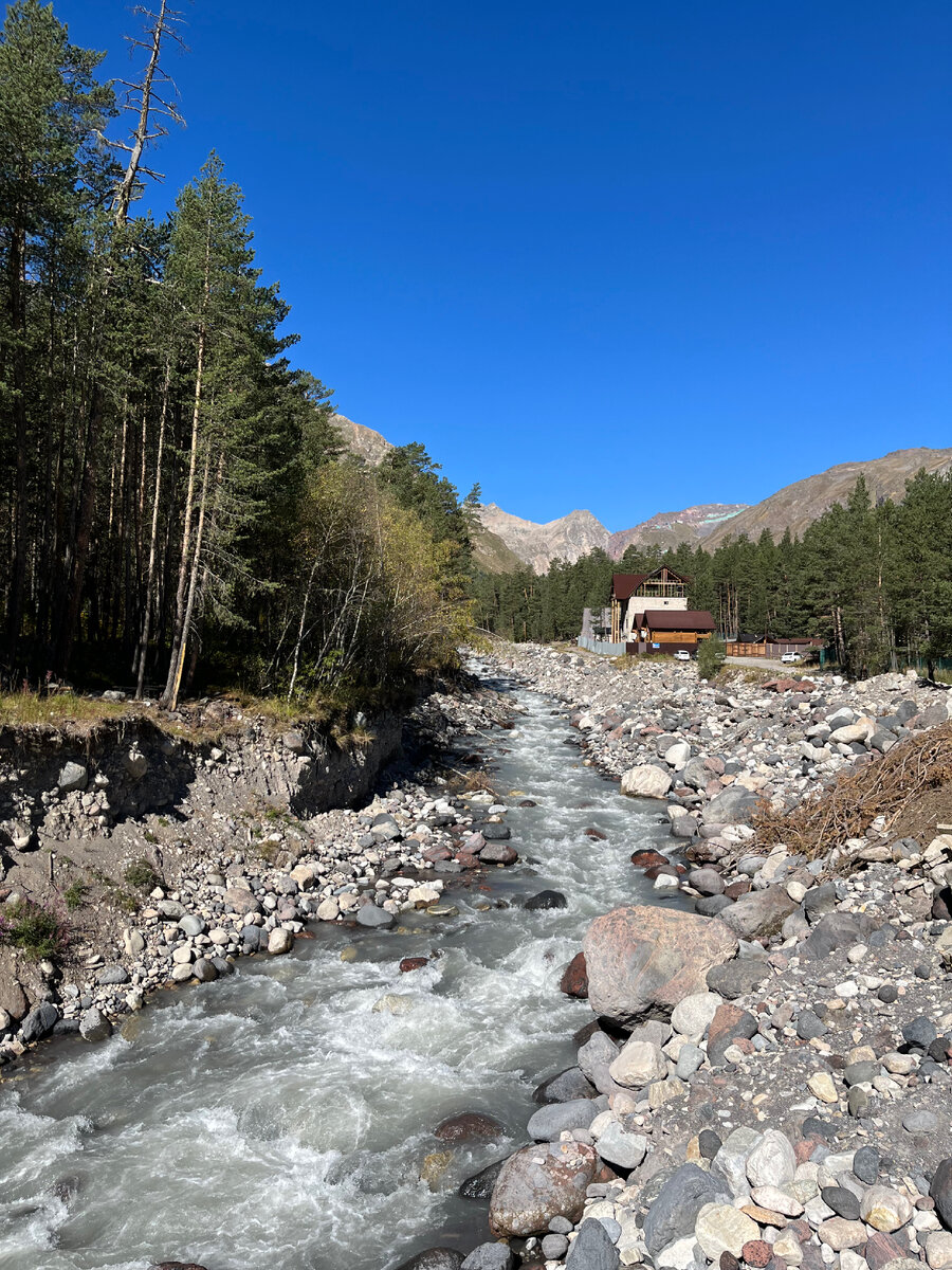 Дорога вдоль реки