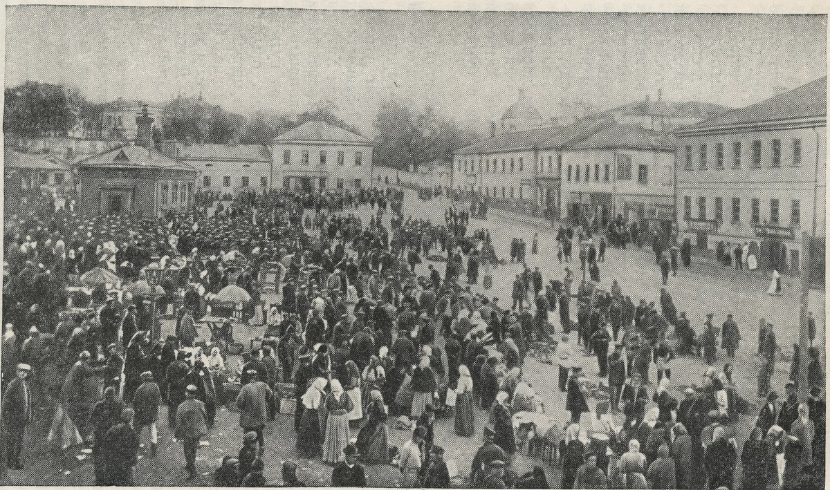 Хитровская площадь в конце 19 века.