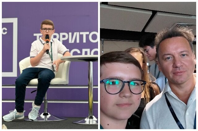    Глеб встречался и с другими знаменитыми личностями. Фото предоставлено героем публикации
