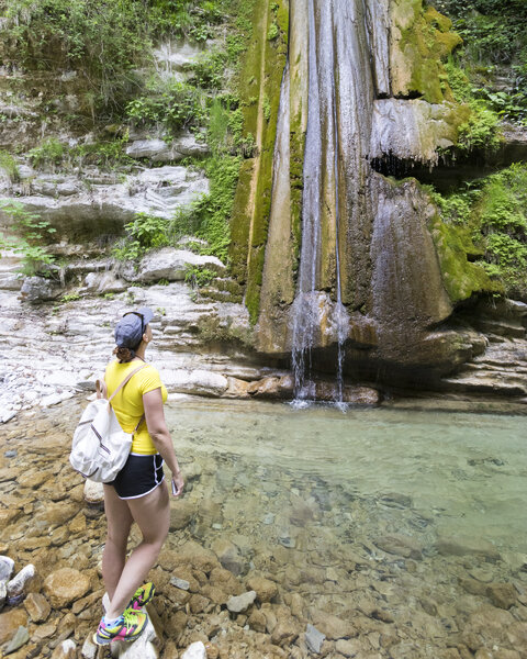 Водопад Борода Мамеда. Мамедово ущелье