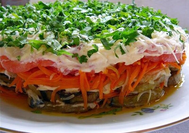 Салат "Осень" - простой состав, легкое приготовление