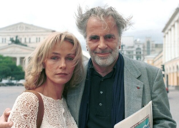 Наталья Андрейченко и Максимиллиан Шелл в Москве, 90-е