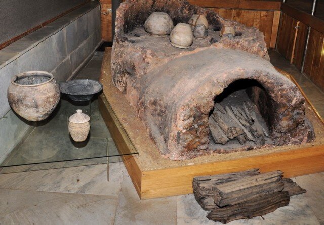 Реконструкция гончарной печи