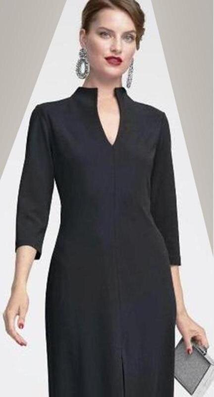 Платье, которое стройнит фигуру