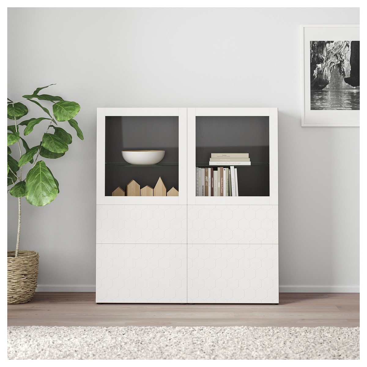 Комбинация для хранения БЕСТО. Цена: 20800 рублей.Фото: Икеа.