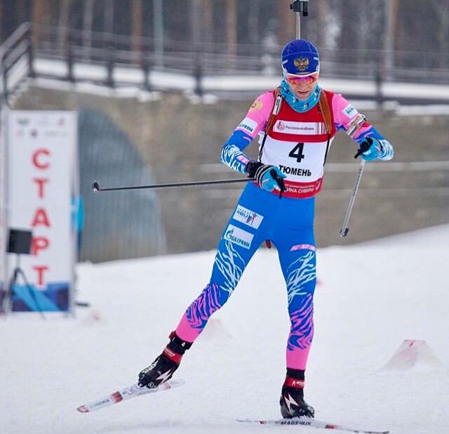 Ирина Старых на контрольных стартах в Тюмени.