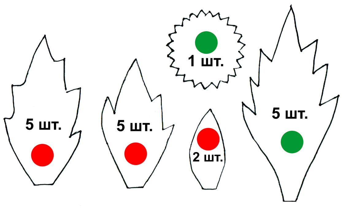 Рисунки на экране меньше, т.к. подгоняются под настройки монитора - сохраните картинку и увеличьте в соответствии со своими представления о требуемом размере цветка
