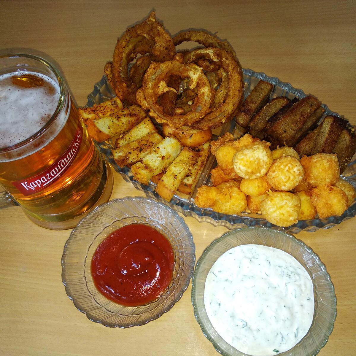 Готовое блюдо + соусы