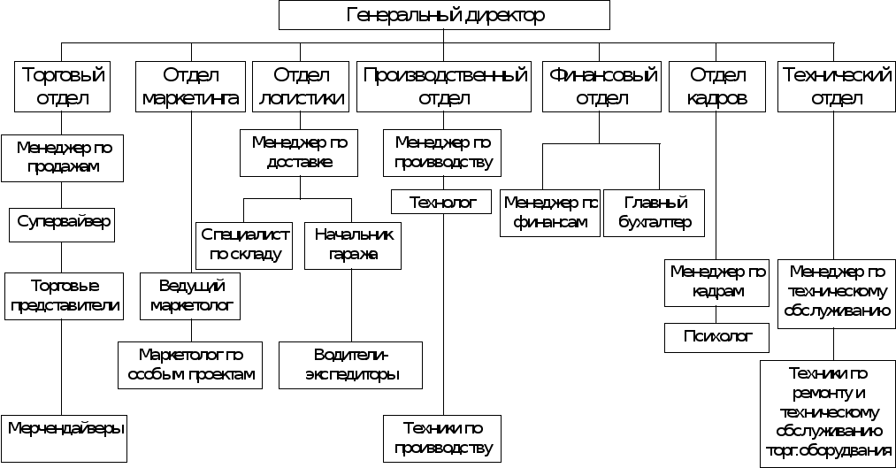 Рис.1. Структура компании