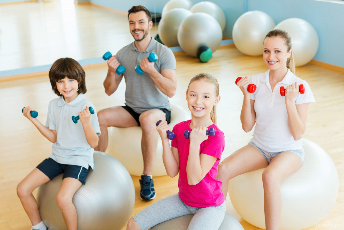 Картинки спорт дети и родители