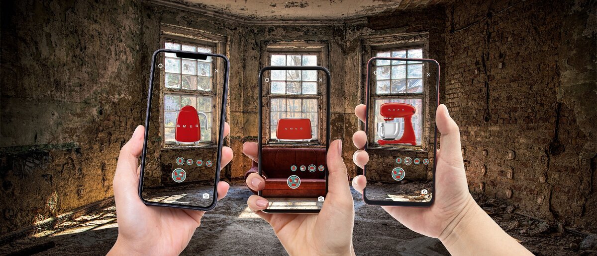 Решением стали разработки компаний в области дополненной реальности (AR)