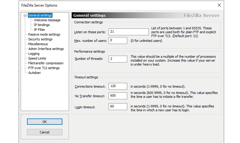 General Settings