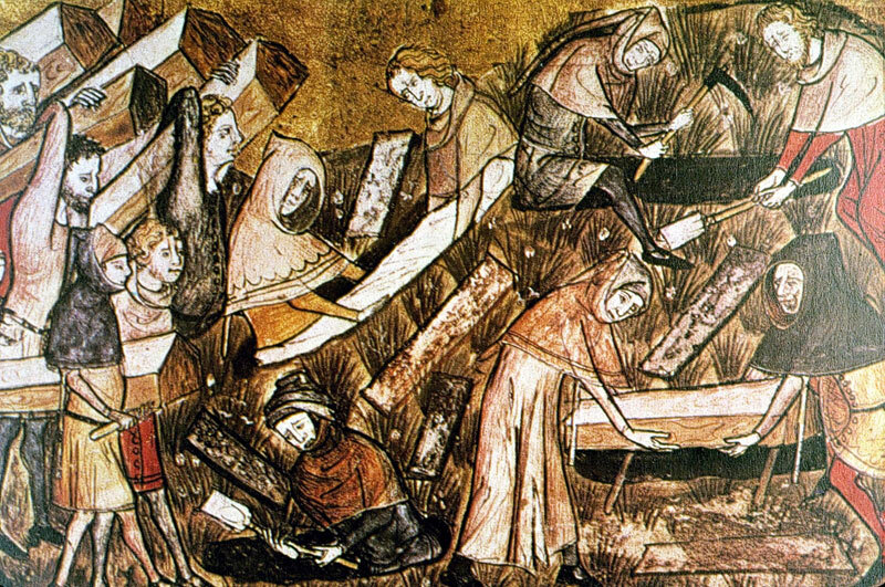 «Чёрная смерть». Источник: sundukistorii. blogspot.com