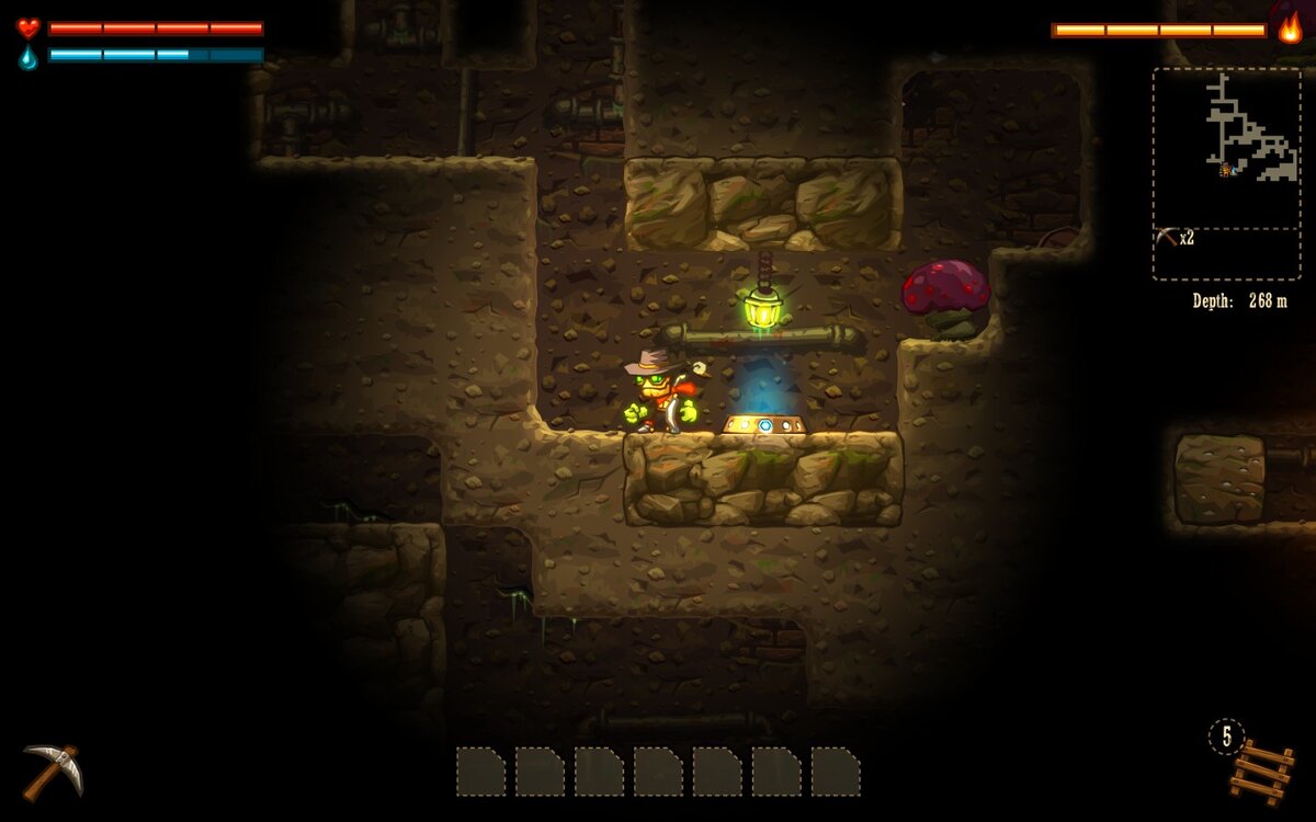 Steamworld dig 2 карта артефактов