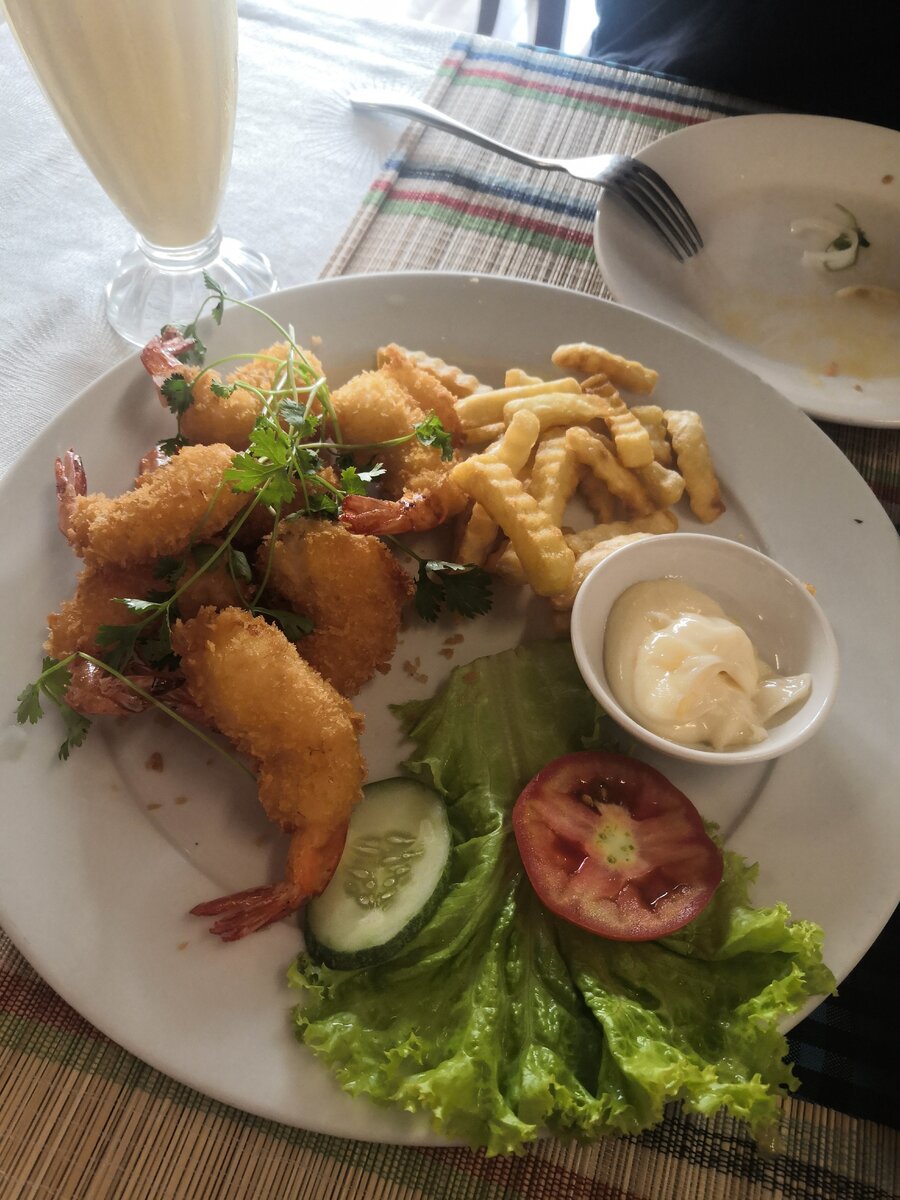 Креветки в кляре, фото из личного архива