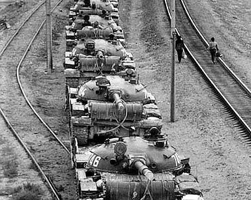 Танки в пути...